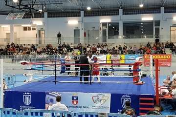 El boxeo volvió a Telde con una velada en el Pabellón Juan Carlos Hernández (Foto TA)